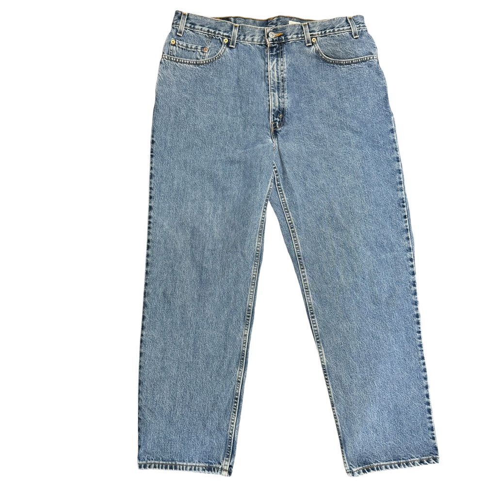 Vintage Levi's 550 Men's 38x30 Jeans Relaxed Medium‎ Wash Highrise Y2K Denim